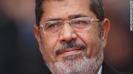 الرئيس المصري الأسبق محمد مرسي شوهد في برلين بألمانيا في يناير 2013. 