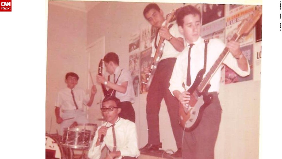 The influence of Beatlemania also reached Venezuela in the 1960s, where &lt;a href=&quot;http://ireport.cnn.com/docs/DOC-1077325&quot;&gt;Marines Lares&lt;/a&gt; says teenage boys formed bands to emulate the &quot;Fab Four.&quot; &quot;Many boys started to play electric guitars and they formed rock groups singing in English and in Spanish, sometimes translating the lyrics from English to Spanish, and other times composing their own lyrics in their native language.&quot;