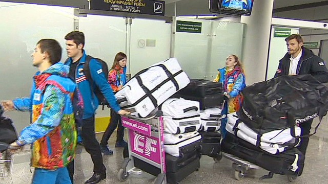 Athletes arrive in Sochi amid threats