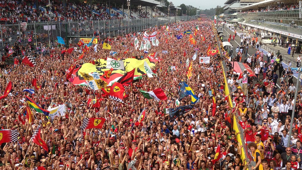 Will this signed photo by Fernando Alonso be snapped up by a Ferrari fan? &quot;I took this photo on the podium at the 2013 Italian Grand Prix,&quot; he says. &quot;Stepping onto the Monza podium is always a special feeling.&quot;