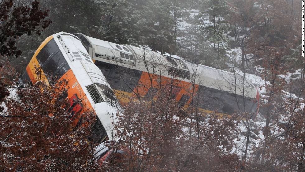 Authorities say the train was carrying 35 passengers and was traveling on a route between Saint-Benoit and Annot in a mountainous area of the department of the Alpes-de-Haute-Provence.
