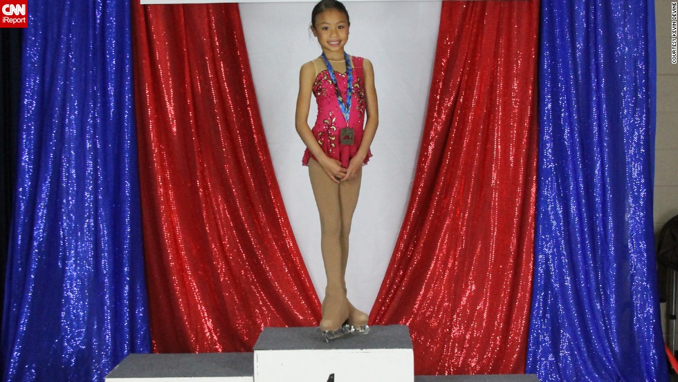 Nine-year-old &lt;a href=&quot;http://ireport.cnn.com/docs/DOC-1082506&quot;&gt;Isabelle Inthisone&lt;/a&gt; has placed first in 18 out of 20 figure skating competitions. She is just one of many young skaters who devote their lives to the winter Olympics&#39; most popular sport in hopes of one day competing for a gold medal.