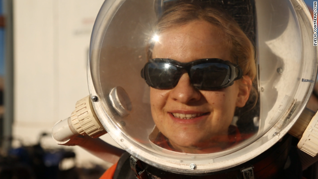 Michaela Musilova is a scientist at the Mars Desert Research Station.