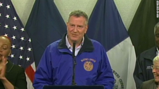 Image result for Mayor Bill de blasio/weather