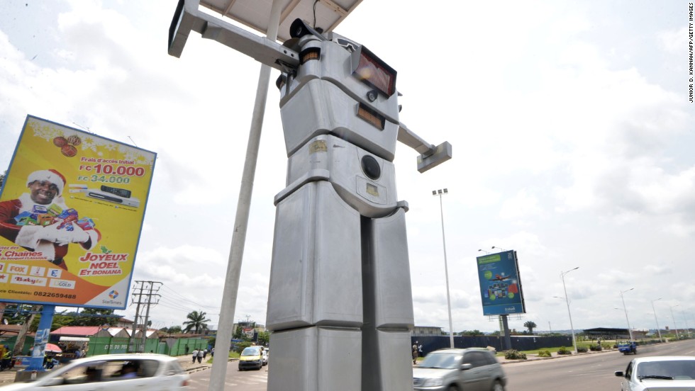 &quot;The traffic is a big problem in the rush hours,&quot; said Vale Manga Wilma, president of the DRC&#39;s National Commission for Road Safety. &quot;With the robots&#39; policemen intelligence, the road safety in Kinshasa becomes very easy.&quot;