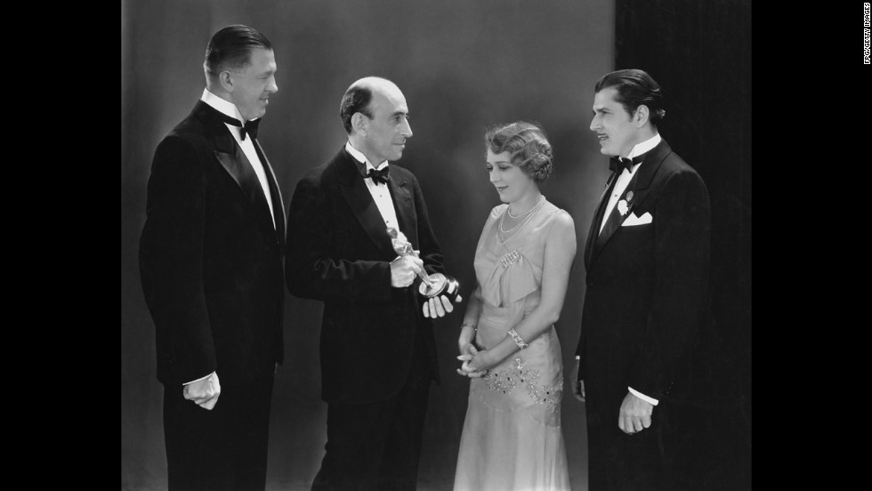 &lt;strong&gt;Mary Pickford (1930):&lt;/strong&gt; In 1930, there were actually two Oscar ceremonies. Actress Mary Pickford, seen here, receives her best actress Oscar in April 1930 for her performance in the 1929 film &quot;Coquette.&quot;