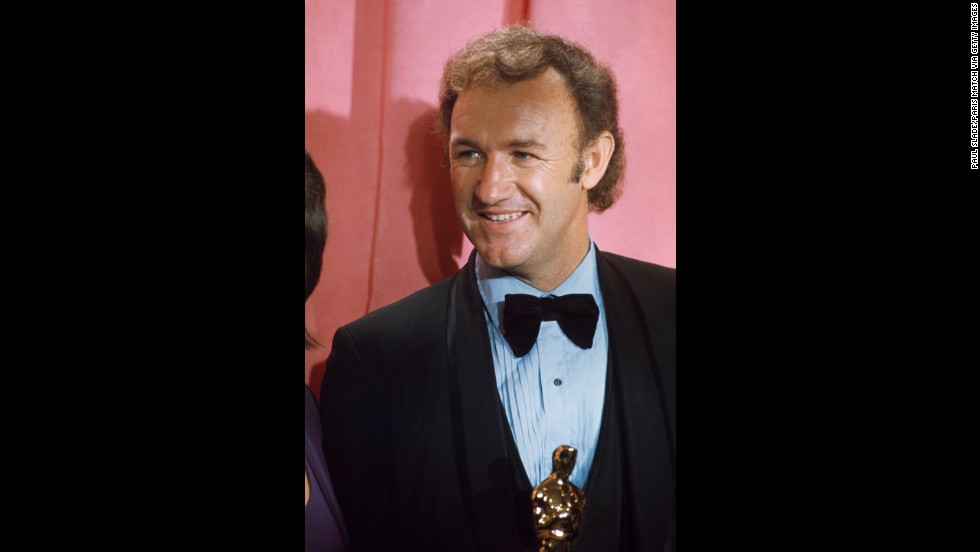 &lt;strong&gt;Gene Hackman (1972):&lt;/strong&gt; Everyone wanted in on &quot;The French Connection,&quot; and star Gene Hackman was rewarded handsomely with the best actor award at the 1972 ceremony. 