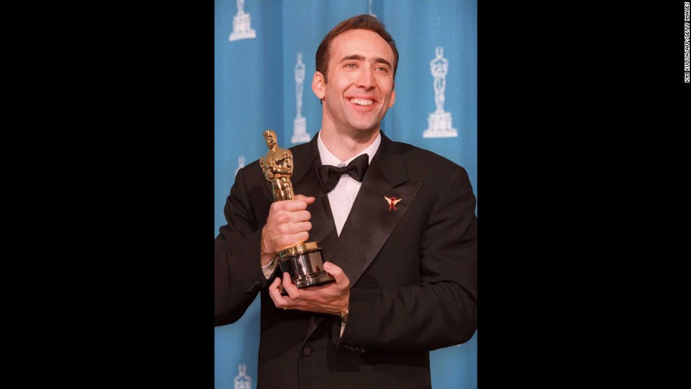 &lt;strong&gt;Nicolas Cage (1996):&lt;/strong&gt; Nicolas Cage may now be the butt of Internet jokes -- &lt;a href=&quot;http://www.youtube.com/watch?v=U0Og4LaB1Zc&quot; target=&quot;_blank&quot;&gt;surely you've seen him swing from a &quot;Wrecking Ball&quot;&lt;/a&gt;? -- but he was the man to beat at the 1996 Oscar ceremony. Cage won the best actor prize for &quot;Leaving Las Vegas,&quot; his first nomination and first win.