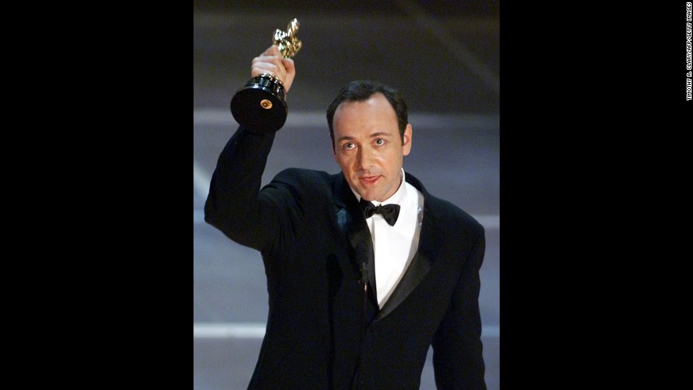 &lt;strong&gt;Kevin Spacey (2000):&lt;/strong&gt; &quot;American Beauty&quot; was a cynical look at American middle class life with a new century arriving. Star Kevin Spacey received the best actor award for his portrayal of a middle-aged man who lusts after his teenage daughter's friend. The film also won best picture, director (Sam Mendes) and original screenplay (Alan Ball).