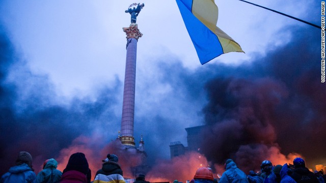 Take a tour of Kiev&#39;s Independence Square