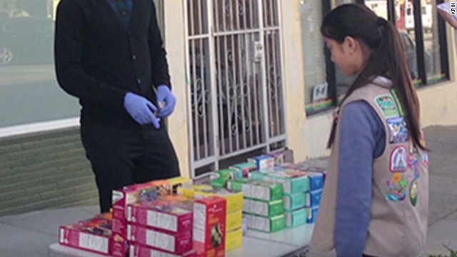 Girl Scout Sells Cookies Near Pot Shop Cnn Video 