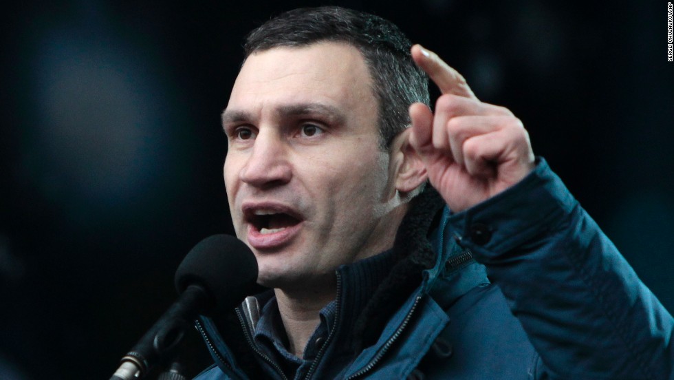 Vitali Klitschko, a former heavyweight boxing champion, has been the biggest and most well-known opposition figure during the crisis. Klitschko heads the Ukrainian Democratic Alliance for Reforms party. In a sign of his influence, it was Klitschko who went to Yanukovych&#39;s office for negotiation talks.
