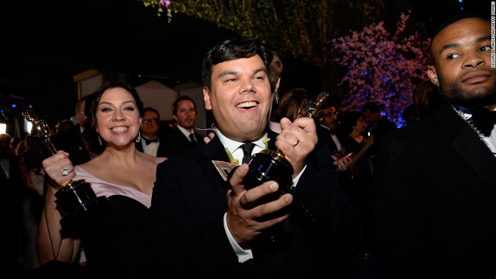 Robert Lopez became the latest member of the EGOT club in 2014 when his song &quot;Let It Go&quot; -- written with his wife, Kristen Anderson-Lopez, left, for the animated film &quot;Frozen&quot; -- won the Oscar for best song. His other honors include Tonys for &quot;Avenue Q&quot; and &quot;The Book of Mormon,&quot; Emmys for &quot;Wonder Pets&quot; and a Grammy for the &quot;Book of Mormon&quot; cast album. Since then he has become the first ever double EGOT winner. 