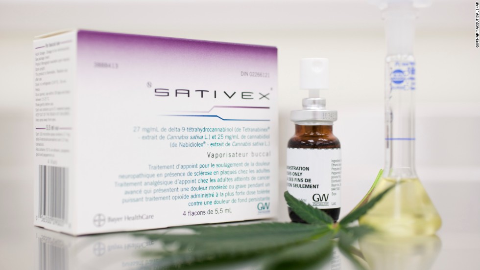 Sativex, a pharmaceutical version of cannabis, is approved in 25 countries as a treatment for painful muscle spasms arising from multiple sclerosis. 