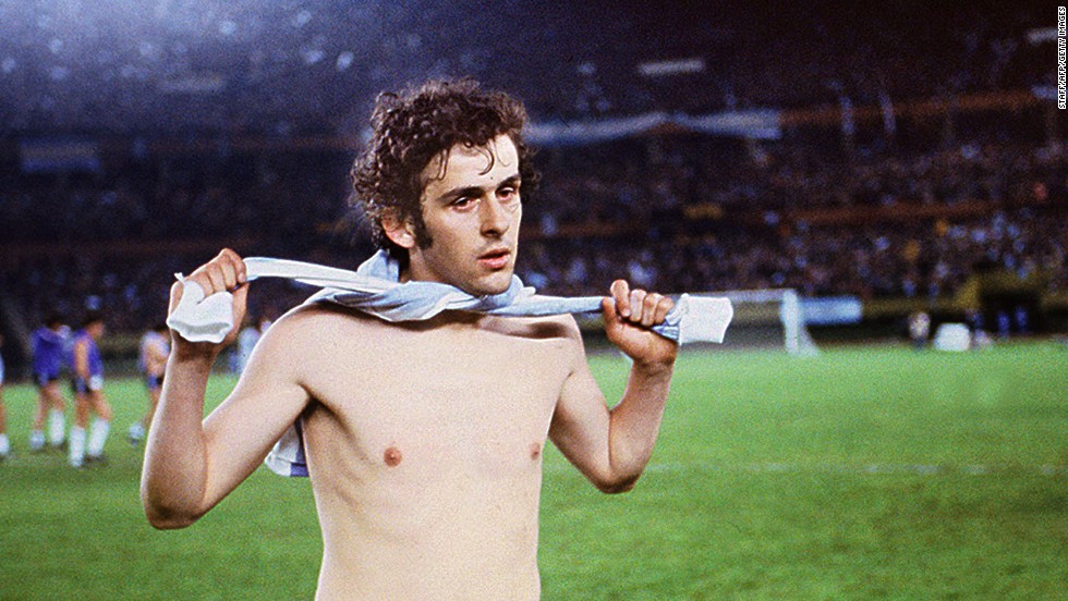 Michel Platini says he had misgivings about traveling to Argentina for the 1978 World Cup but chose to go to a country under  notorious military rule in order to air his views in public. 