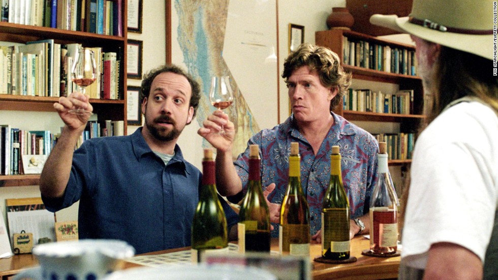 &lt;strong&gt;&quot;Sideways&quot; (2004):&lt;/strong&gt; Yes, there is plenty of wine in this movie starring Paul Giamatti and Thomas Haden Church, but you have to have food to go along with all that libation, right? 