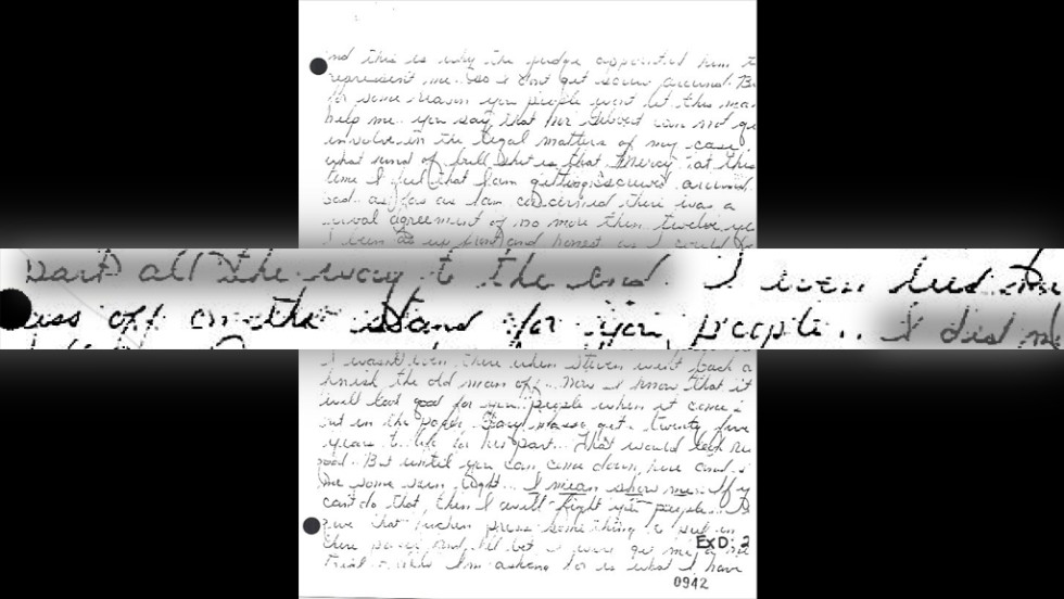 Another letter uncovered during the investigation was written by Masse and dated April 21, 1986, which was after Killian&#39;s trial. According to the Ninth Circuit Court of Appeals, the letter reflects &quot;Masse&#39;s state of mind during his testimony. This letter states flatly: &#39;I gave you DeSantis and Killian. ... I even lied my ass off on the stand for you people.&#39;&quot; See Masse&#39;s &lt;a href=&quot;http://i2.cdn.turner.com/cnn/2014/images/03/06/masse-letter.pdf&quot; target=&quot;_blank&quot;&gt;handwritten letter&lt;/a&gt; and the official &lt;a href=&quot;http://i2.cdn.turner.com/cnn/2014/images/03/06/transcript-masse-letter.pdf&quot; target=&quot;_blank&quot;&gt;transcript of the letter&lt;/a&gt;. 
