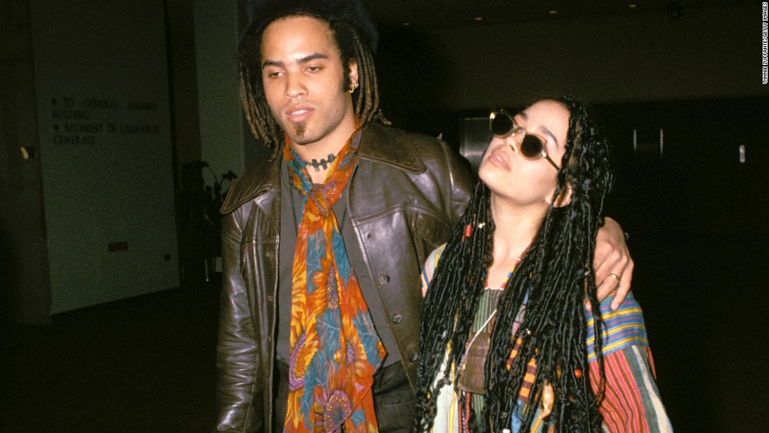 Lenny Kravitz and former &quot;Cosby Show&quot; star Lisa Bonet seemed tailor-made for each other, right down to their love of hippie style. The pair met at a New Edition concert in 1985 and married in 1987, welcoming daughter Zoe a year later. &quot;We were very young, and it was wonderful,&quot; Kravitz recalled in 2013. Now, &quot;Zoe&#39;s mom and I are best friends,&quot; Kravitz said. &quot;It&#39;s interesting because that&#39;s how the relationship started.&quot; Bonet is now married to actor Jason Momoa. 