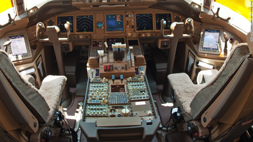 Boeing 777f Cockpit