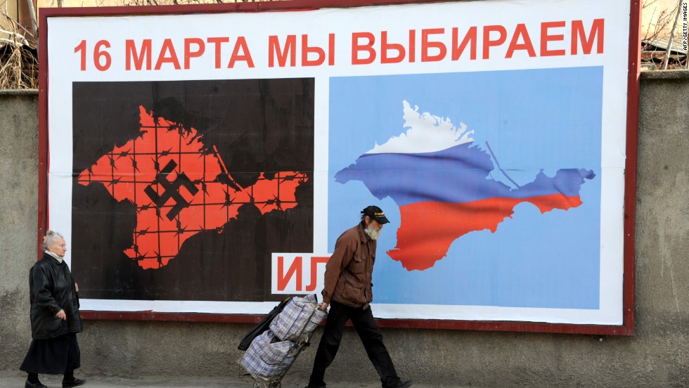 Albright decodes Crimea's Nazi billboard - CNN Video