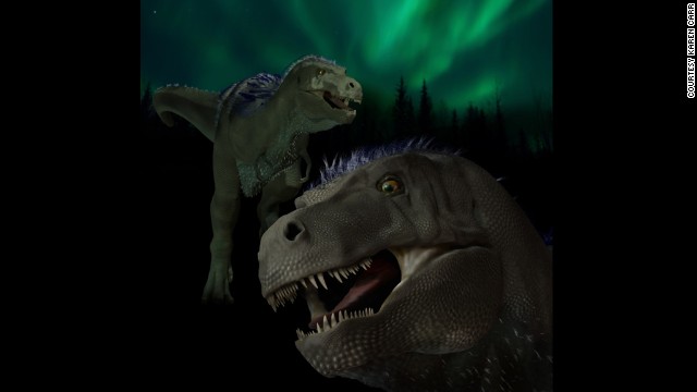 Illustration of the newly named genus and species that once roamed northern Alaska. 