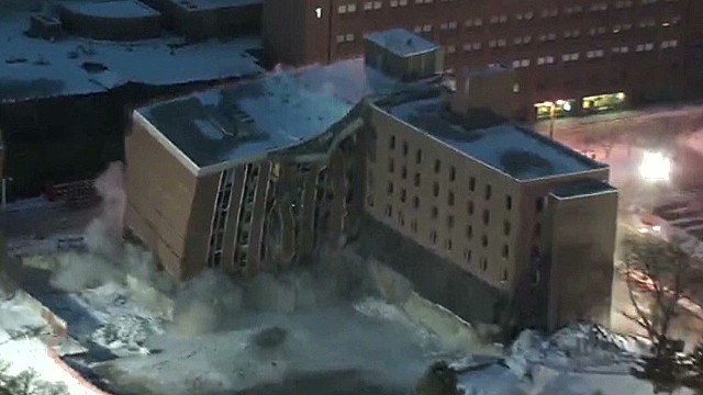 Implosion Takes Down Hotel Off Las Vegas Strip Cnn Video
