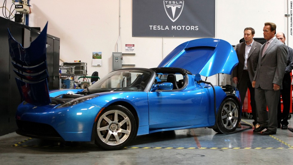 In June 2008, then-Gov. Arnold Schwarzenegger announced that Tesla Motors would build a facility in California to manufacture its all-electric Tesla Roadster. 