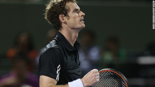 Andy Murray needed three sets to overcome Australia&#39;s Matthew Ebden at the MIami Masters in Florida.