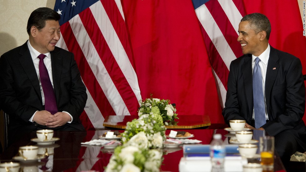 Obama and Chinese President Xi Jinping meet in The Hague, Netherlands, on March 24 ahead of the Nuclear Security Summit.