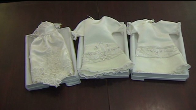 Wedding gowns turned to burial gowns - CNN Video