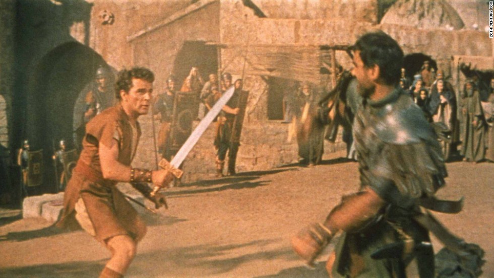 &lt;strong&gt;&quot;The Robe&quot; (1953): &lt;/strong&gt;Richard Burton stars in this drama, which won two Oscars and became the only biblical epic with a sequel. Best known as the first film released in the widescreen process CinemaScope, the tale of a fictional Roman tribune who commands the unit that crucifies Jesus is filled with just that: fiction. Despite being rooted in the Bible, the story itself is original and includes a number of historical inaccuracies.