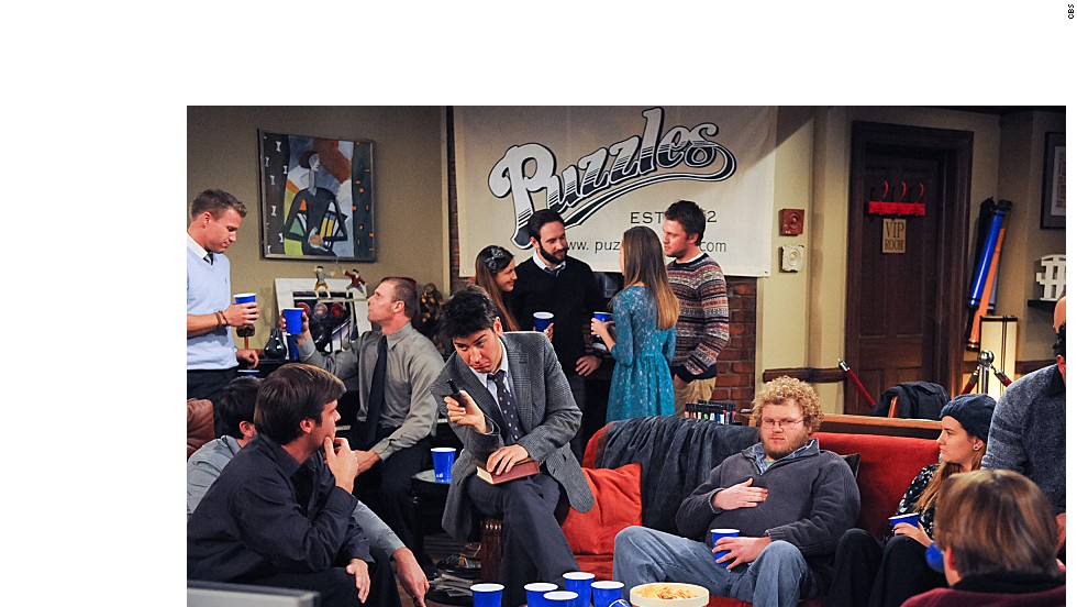 Ted and Barney&#39;s dream bar, &quot;Puzzles&quot; was set up in Ted&#39;s apartment. It even had a &lt;a href=&quot;http://www.youtube.com/watch?v=t_ejSbICjHI&quot; target=&quot;_blank&quot;&gt;theme song&lt;/a&gt;, which sounded a bit like that other bar-based sitcom.