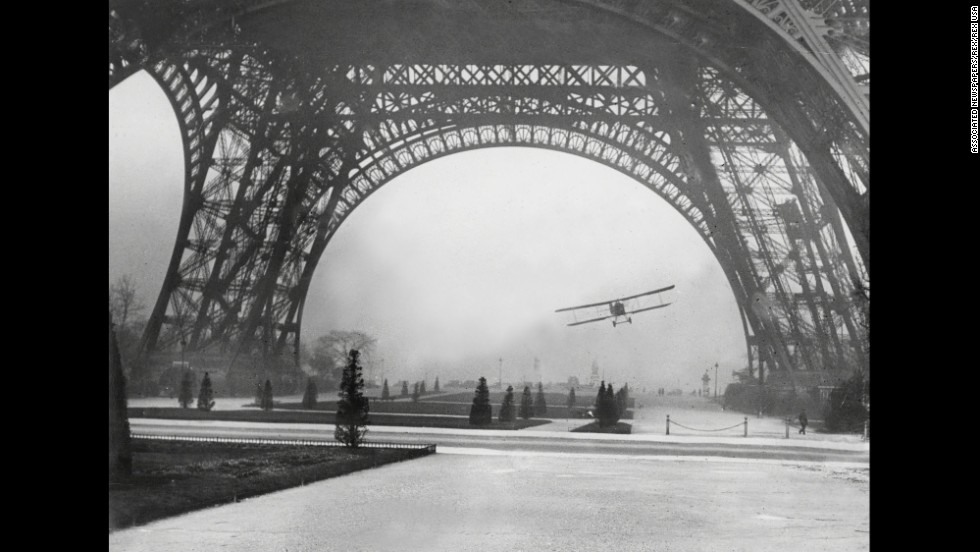 Leon Collet, a French airman, was killed in 1926 after flying through the base of the Eiffel Tower. His plane crashed and burned after colliding with cables from a radio antenna.