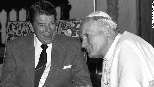 Reagan and Pope John Paul II&#39;s fight