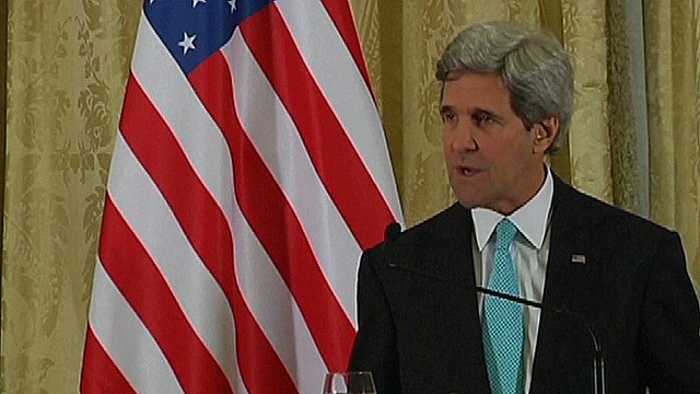 John Kerry talks Ukraine with Russia