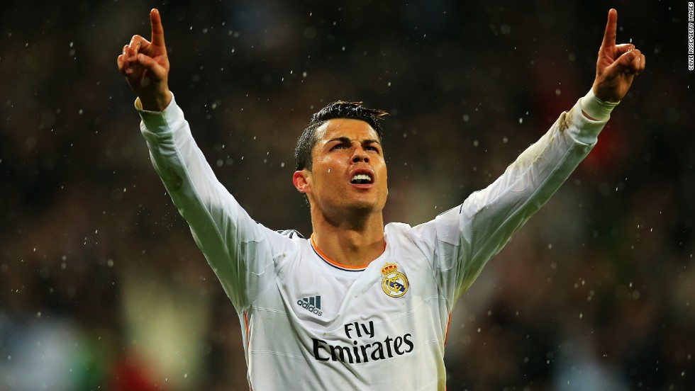 Cristiano Ronaldo made history when he completed the scoring in the second half. 
