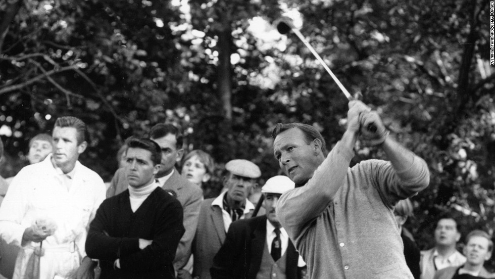 Thanks to his golfing prowess and good looks, Palmer greatly helped to popularize the sport in the 1950s, when television coverage took off.