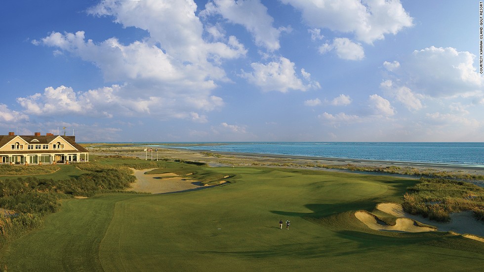 Even at a shortened length, the Ocean Course at Kiawah Island Golf Resort in South Carolina is a tough challenge. Whichever tees you choose, a round here is a heavenly experience.