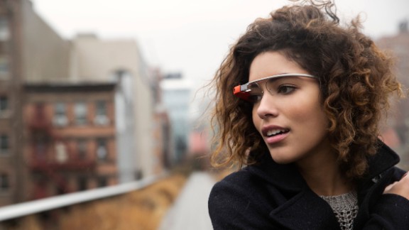 Google Glass is an augmented-reality headset that can take photos and videos, provide navigation and keep track of reservations and bookings.