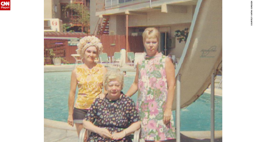 &lt;a href=&quot;http://ireport.cnn.com/docs/DOC-1118811&quot;&gt;Cordsen&lt;/a&gt; -- whose mother, aunt and grandmother are seen here on vacation in 1967 -- remembers how her mother wore hot pants but she was not allowed to wear them. It wasn&#39;t until 1970 that &quot;we were finally allowed to wear slacks to school. Up until that time the only time we (students) could wear slacks was if it was raining.&quot;