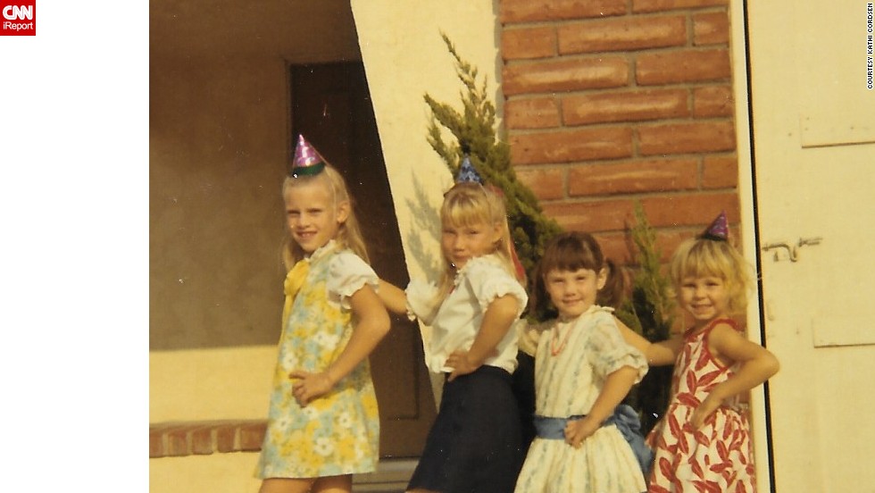 &lt;a href=&quot;http://ireport.cnn.com/docs/DOC-1118810&quot;&gt;Kathi Cordsen&#39;s &lt;/a&gt;sister and three of her cousins are seen here posing in Cypress, California, in 1969, showing off the styles of the era.