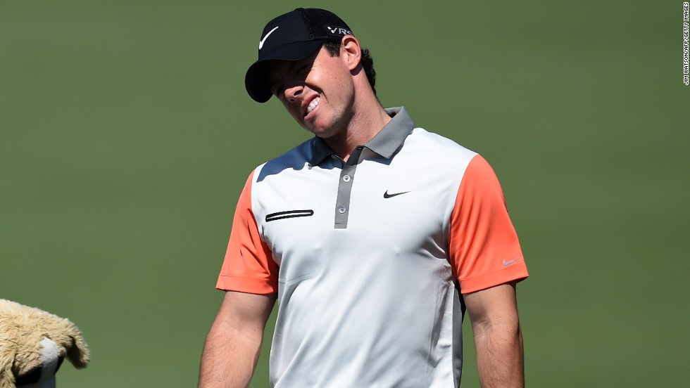 Former No. 1 Rory McIlroy, seen here, and Scott were the pre-tournament favorites according to some British bookmakers. McIlroy said he was happy with his 1-under. 