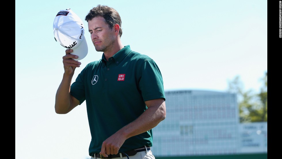 &lt;a href=&quot;http://bleacherreport.com/articles/2024962-lookmasters-repeat-still-a-long-way-off-for-adam-scott-after-strong-first-round&quot; target=&quot;_blank&quot;&gt;Defending Masters champion Adam Scott&lt;/a&gt; walks off the 18th green during the first round of the Masters on April 10. The No. 2 golfer in the world recently signed a multiyear contract with Japanese retailer UNIQLO. Previously, the clean-cut Aussie endorsed the British luxury brand Burberry.