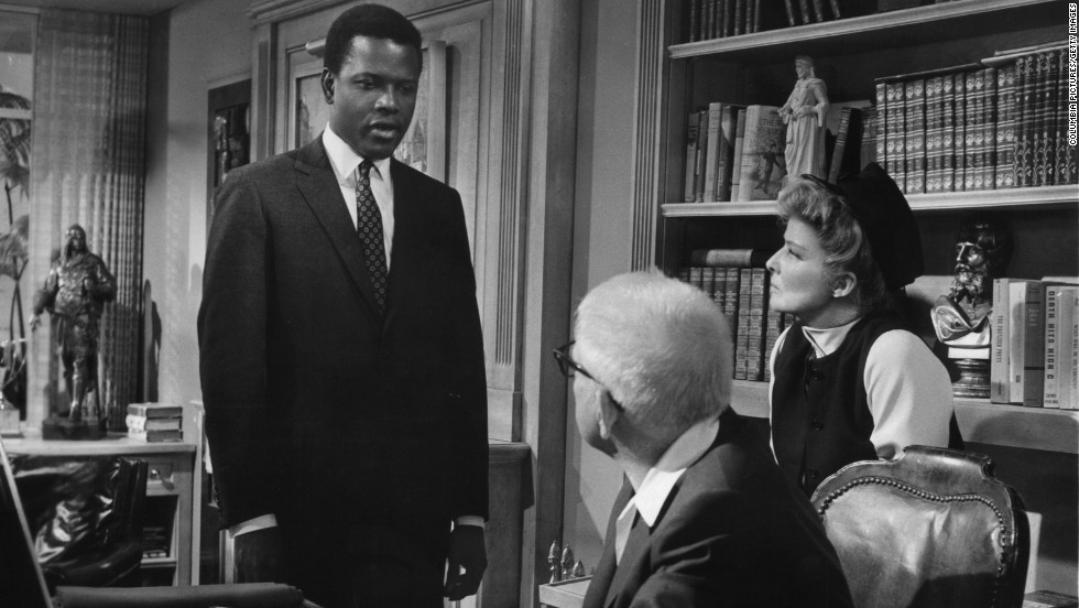 Poitier plays an idealistic -- and idealized -- doctor in 1967&#39;s &quot;Guess Who&#39;s Coming to Dinner.&quot; His character is planning to marry the daughter of upstanding San Franciscans played by Spencer Tracy and Katharine Hepburn -- if they approve of the union. The film was another huge hit.