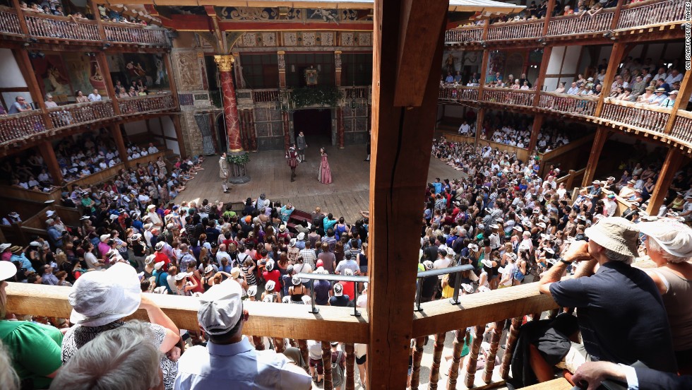London&#39;s Globe Theatre, built in 1997, is a faithful recreation of an Elizabethan stage and sits several hundred yards from the site of the original Globe from Shakespeare&#39;s day. It stages a handful of Shakespeare plays each year.