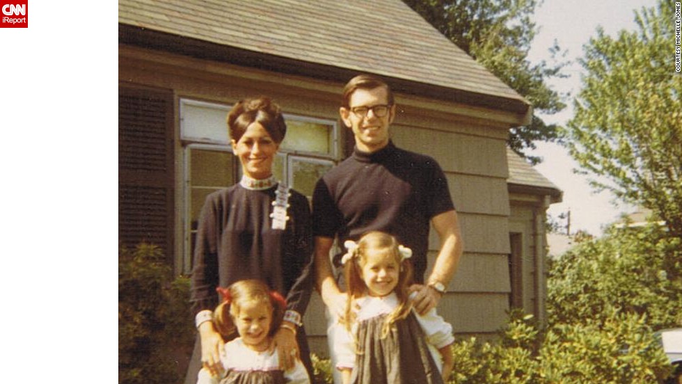 &lt;a href=&quot;http://ireport.cnn.com/docs/DOC-1119779&quot;&gt;Michelle Jones &lt;/a&gt;stands with her sister and parents outside her grandparents&#39; home in Newton, Massachusetts, in this 1968 photograph. &quot;I loved the outfits my mom wore. Always the latest fashion. Big eyelashes and big makeup,&quot; she said.