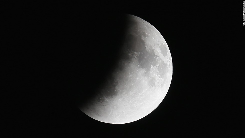 Dust and sulfur dioxide in the Earth&#39;s atmosphere can affect the size of the shadow spreading across the moon&#39;s surface. 