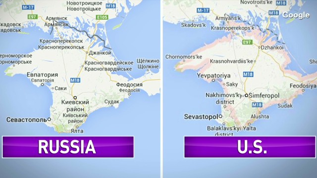 Google Maps Annexes Crimea In Russia CNN Video