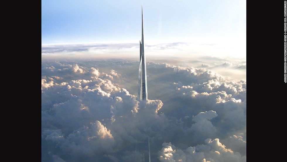 Saudi Arabia&#39;s Kingdom Tower is also planned to reach one kilometer into the sky, but is not due for completion until 2019.