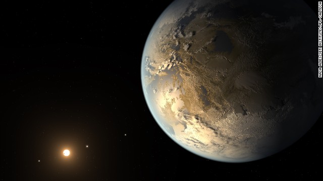 NASA's Kepler Discovers First Earth-Size Planet In The 'Habitable Zone' of Another Star April 17, 2014  The artist's concept depicts Kepler-186f , the first validated Earth-size planet to orbit a distant star in the habitable zone